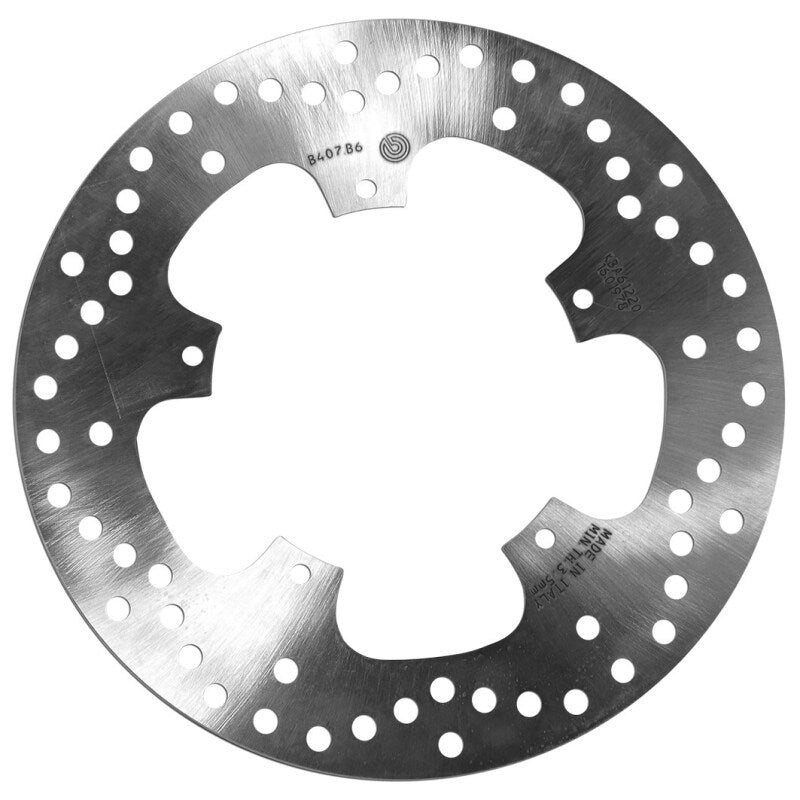 Brembo OE 68B407B6 - BRE68B407B6 - Brembo OE 06-12 Adiva AD 250CC/10-14 Gilera Nexus IE 125CC 260x4mm Brake Disc - Front Fixed - Shipped in Europe - Tuningsupply.com