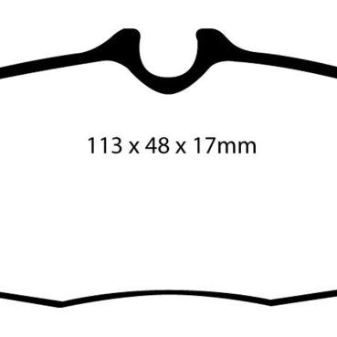 EBC DP51741NDX - EBCDP51741NDX - EBC 05-10 Ford Mustang 4.0 Bluestuff Rear Brake Pads - Shipped in Europe - Tuningsupply.com