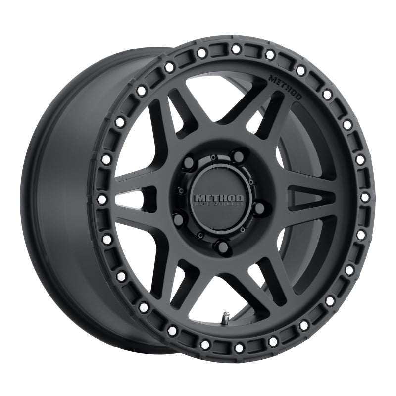 Method Wheels MR31278558500 - MRWMR31278558500 - Method MR312 17x8.5 0mm Offset 5x150 110.5mm CB Matte Black Wheel - Shipped in Europe - Tuningsupply.com