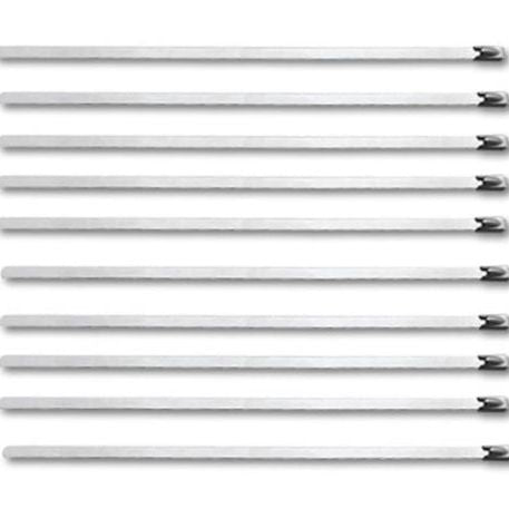 Vibrant 25898 - VIB25898 - Vibrant Stainless Steel Cable Ties 14.5in Long (10 Cable Ties / Pack) - Shipped in Europe - Tuningsupply.com