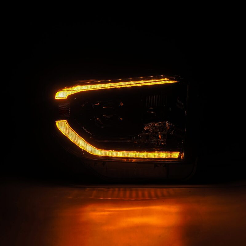 AlphaRex 880840 - ARX880840 - AlphaRex 14-21 Toyota Tundra PRO-Series Projector Headlights Black w/Seq. Sig. + DRL - Shipped in Europe - Tuningsupply.com