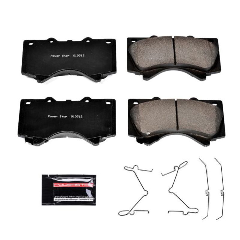 PowerStop Z23-1303 - PSBZ23-1303 - Power Stop 08-11 Lexus LX570 Front Z23 Evolution Sport Brake Pads w/Hardware - Shipped in Europe - Tuningsupply.com