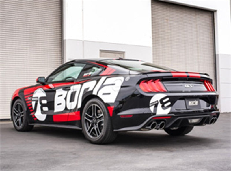 Borla 11953 - BOR11953 - Borla 2018 Ford Mustang GT 5.0L AT/MT 2.5in S-Type Exhaust w/o Valves (Rear Section Only) - Shipped in Europe - Tuningsupply.com