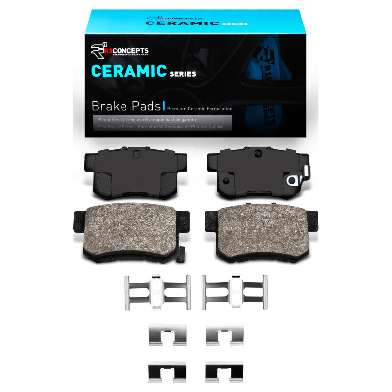 R1 Concepts 2310-0537-01 - RNC2310-0537-01 - R1 1987-2022 Acura TL Rear R1 Ceramic Pads & Hardware Kit - Shipped in Europe - Tuningsupply.com