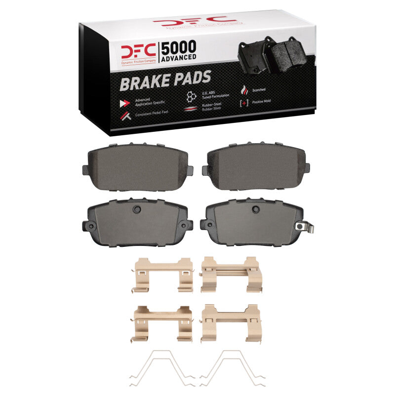 DFC 1551-1180-01 - DFC1551-1180-01 - DFC 06-25 Mazda MX-5 Miata Rear 5000 Advanced Ceramic Brake Pads and Hardware Kit - Shipped in Europe - Tuningsupply.com