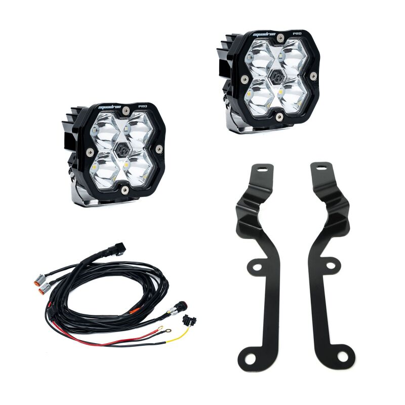 Baja Designs 440058 - BAJ440058 - Baja Designs 19-24 Chevy Silverado 1500 Squadron Pro 2.0 A-Pillar Kit (Spot) - Clear - Shipped in Europe - Tuningsupply.com