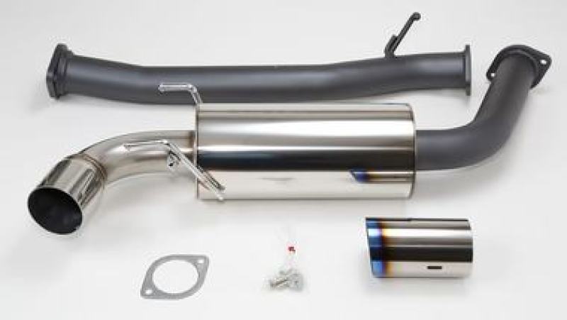 HKS - HKS31006-BZ001 - HKS RX8 75mm Single Ti-Tip Hi Power Cat-back Exhaust (SUS304 NO COATING) - Shipped in Europe - Tuningsupply.com