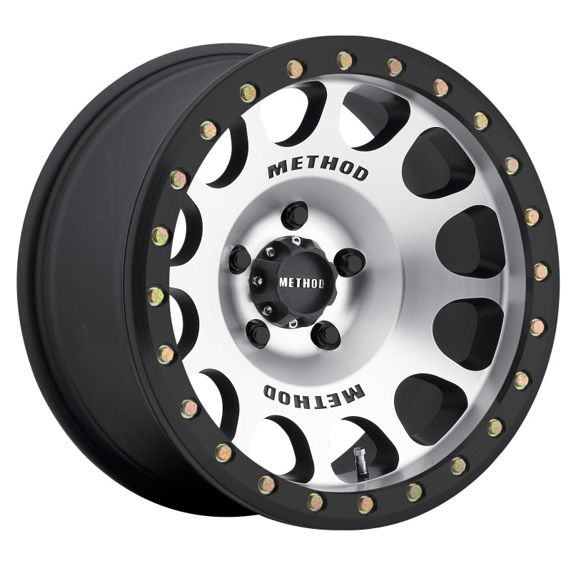 Method Wheels MR10579050338B - MRWMR10579050338B - Method MR105 Beadlock 17x9 -38mm Offset 5x5 71.5mm CB Machined w/Matte Black Ring Wheel - Shipped in Europe - Tuningsupply.com