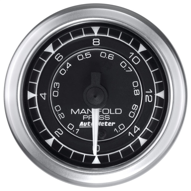 AutoMeter 8150 - ATM8150 - Autometer Chrono 2-1/16in 15PSI Manifold Pressure Gauge - Shipped in Europe - Tuningsupply.com