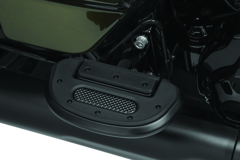 Kuryakyn 7046 - KUR7046 - Kuryakyn Heavy Industry Passenger Floorboard Without Adapter Black - Shipped in Europe - Tuningsupply.com