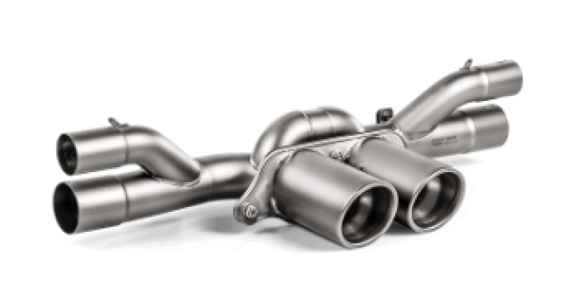 Akrapovic S-PO/TI/8 - AKRS-PO/TI/8 - Akrapovic 2018 Porsche 911 GT3 (991.2) Slip-On Race Line (Titanium) w/o Tail Pipe Set - Shipped in Europe - Tuningsupply.com