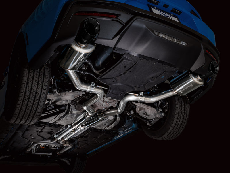 AWE Tuning 3015-33650 - AWE3015-33650 - AWE 2024 Ford Mustang GT Fastback S650 RWD Touring Catback Exhaust w/ Dual Diamond Black Tips - Shipped in Europe - Tuningsupply.com