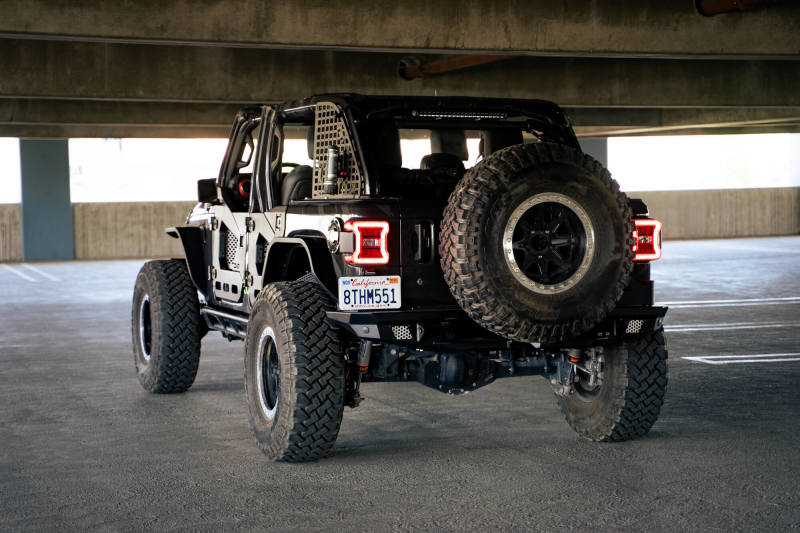 DV8 Offroad - DVEFDJL-07 - DV8 Offroad 18-23 Jeep Wrangler JL Slim Fender Flares - Shipped in Europe - Tuningsupply.com