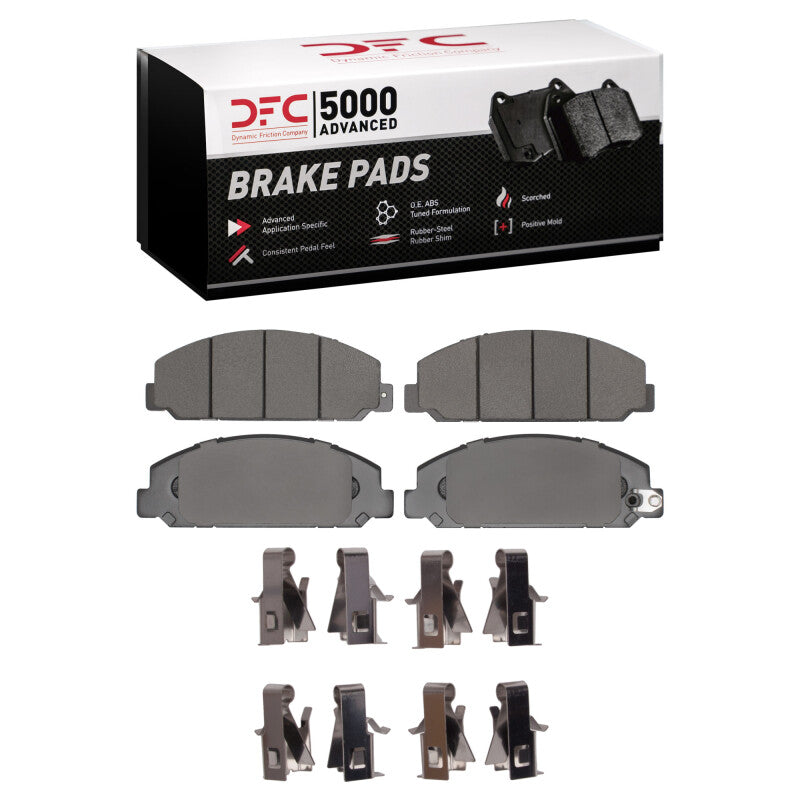 DFC 1551-1683-01 - DFC1551-1683-01 - DFC 13-20 Hino 5 Rear/Front 5000 Advanced Ceramic Brake Pads and Hardware Kit - Shipped in Europe - Tuningsupply.com