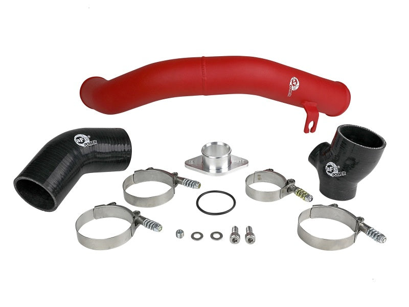 aFe 46-20378-R - AFE46-20378-R - aFe BladeRunner 2.5in Aluminum Hot Side Charge Pipe 15-20 Subaru WRX 2.0T - Red - Shipped in Europe - Tuningsupply.com