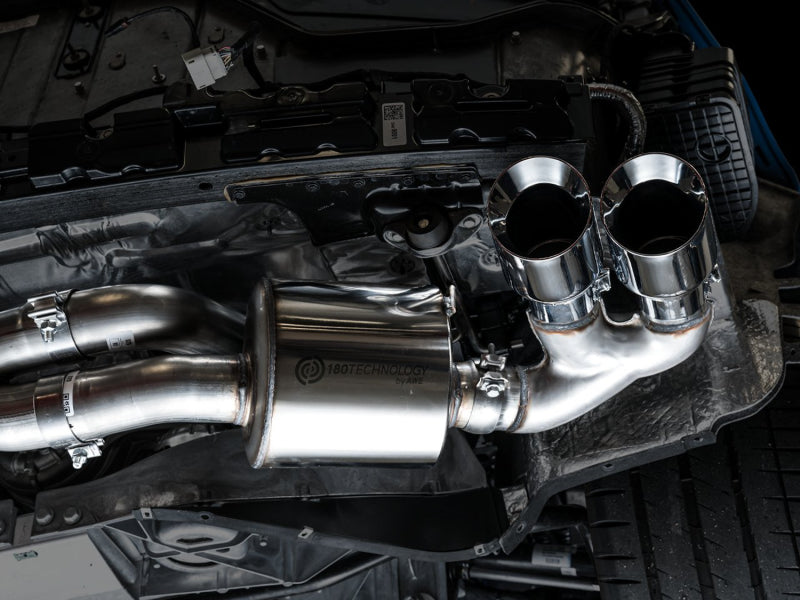 AWE Tuning 3015-42151 - AWE3015-42151 - AWE Tuning 2020 Chevrolet Corvette (C8) Touring Edition Exhaust - Quad Chrome Silver Tips - Shipped in Europe - Tuningsupply.com