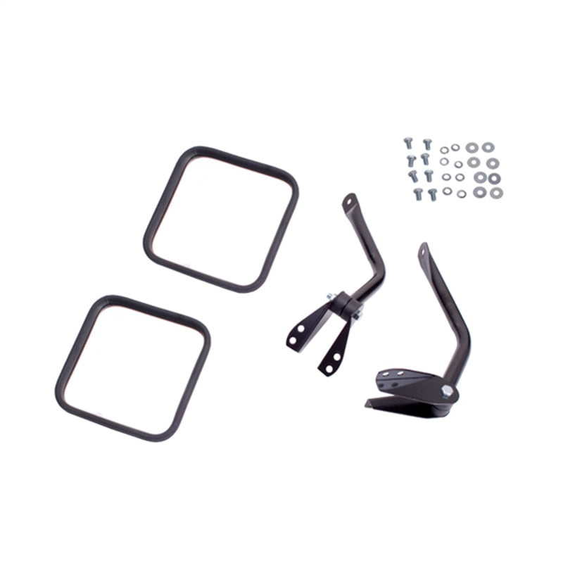 OMIX 11001.11 - OMI11001.11 - Omix Side Mirror Kit Black- 55-86 Jeep CJ Models - Shipped in Europe - Tuningsupply.com