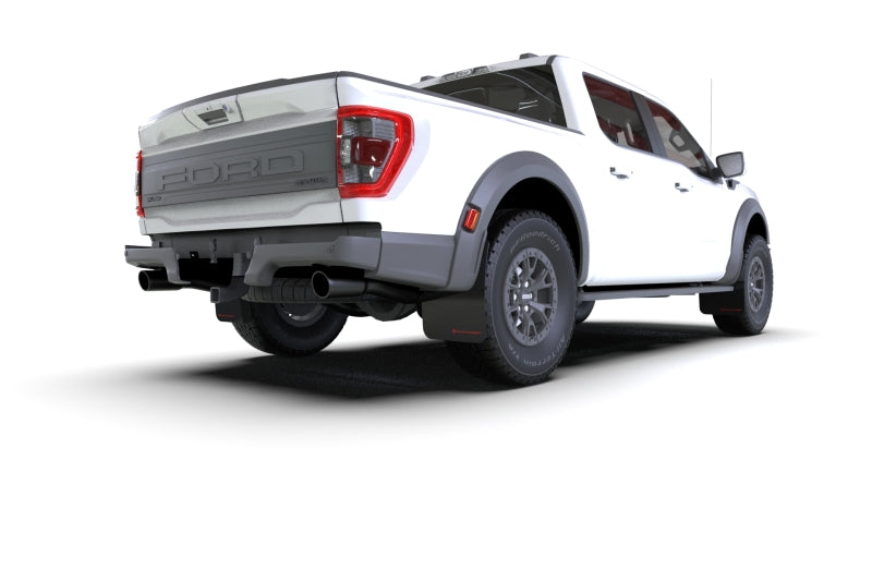 Rally Armor MF73-UR-BLK-RD - RALMF73-UR-BLK-RD - Rally Armor 21-25 Ford F-150 Raptor Gen 3 Black UR Mud Flap w/Red Logo - Shipped in Europe - Tuningsupply.com