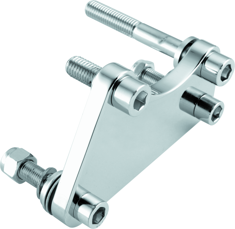 Bikers Choice 482679 - BKC482679 - Bikers Choice 84-99 Chrome Caliper Mounting Bracket Kit 00-10 4 Piston Caliper to 84-99 - Shipped in Europe - Tuningsupply.com