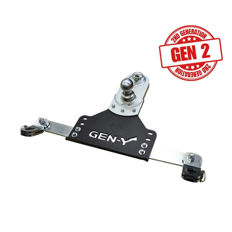 GEN-Y Hitch GH-21015 - GENGH-21015 - Gen-Y 18-19 GM Short/Long Bed GoosePuck II 5in Offset Ball Puck Mount 25K TW w/Safety Chain Anchors - Shipped in Europe - Tuningsupply.com