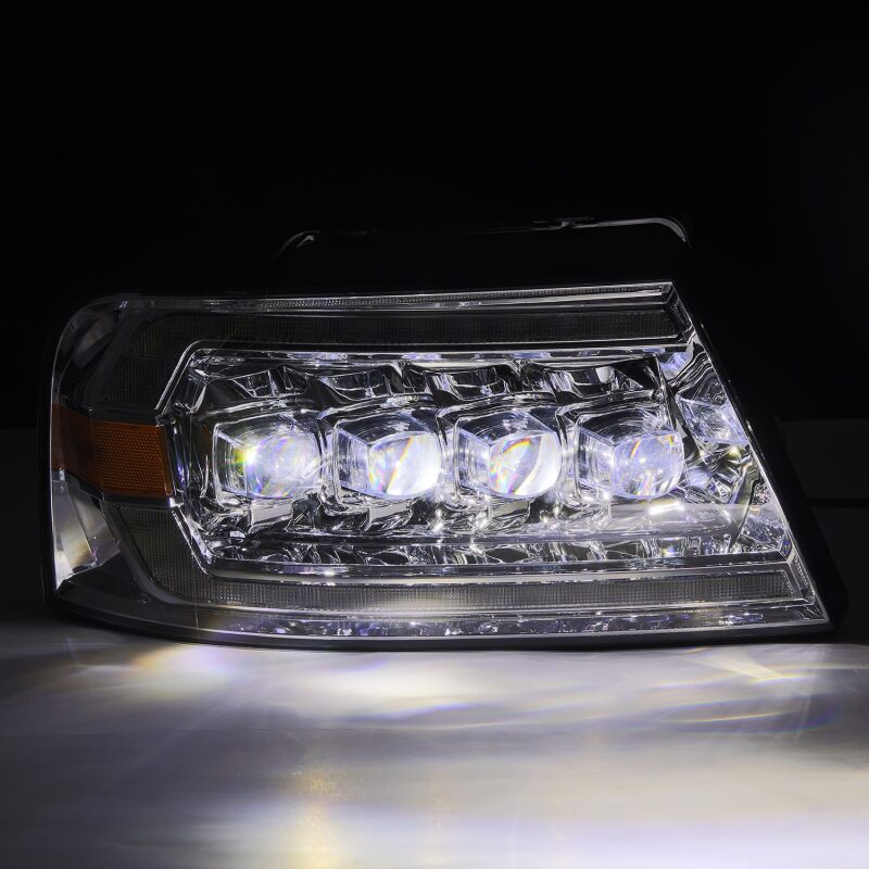 AlphaRex 880129 - ARX880129 - AlphaRex 04-08 Ford F150 / 06-08 Lincoln Mark LT NOVA LED Proj Headlights Chrome w/Activ Light/Seq - Shipped in Europe - Tuningsupply.com