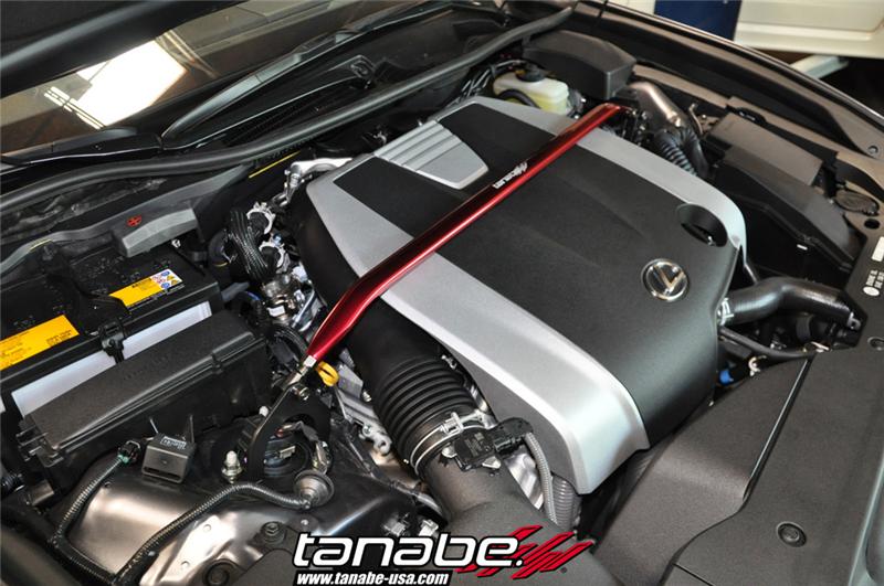 Tanabe TTB170F - TANTTB170F - Tanabe Sustec Front Strut Tower Bar 2013 Lexus GS350 Base/F-Sport RWD/AWD - Shipped in Europe - Tuningsupply.com