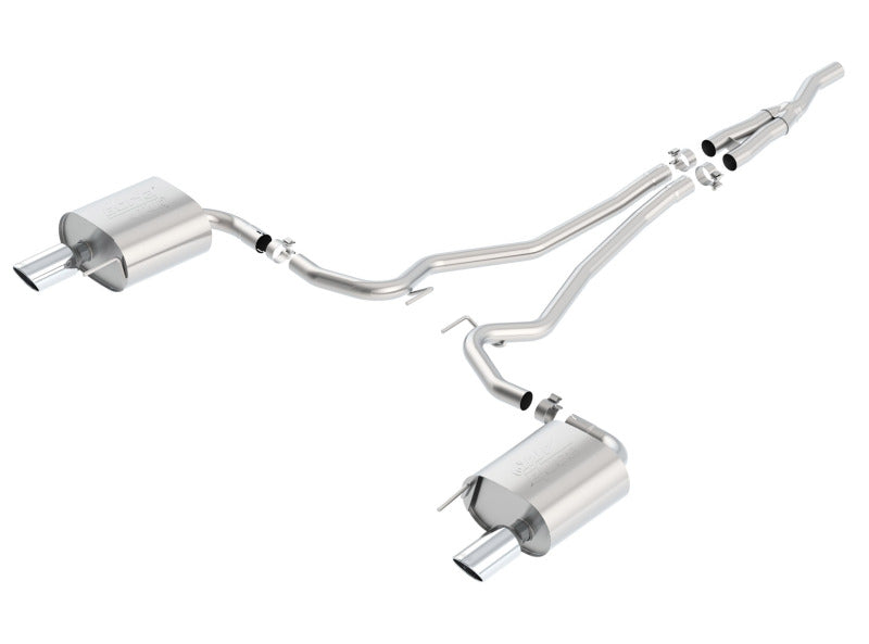 Borla 140585 - BOR140585 - Borla Atak Cat Back 15-17 Ford Mustang 2.3L EcoBoost MT/AT 2.25in pipe 4in tip - Shipped in Europe - Tuningsupply.com