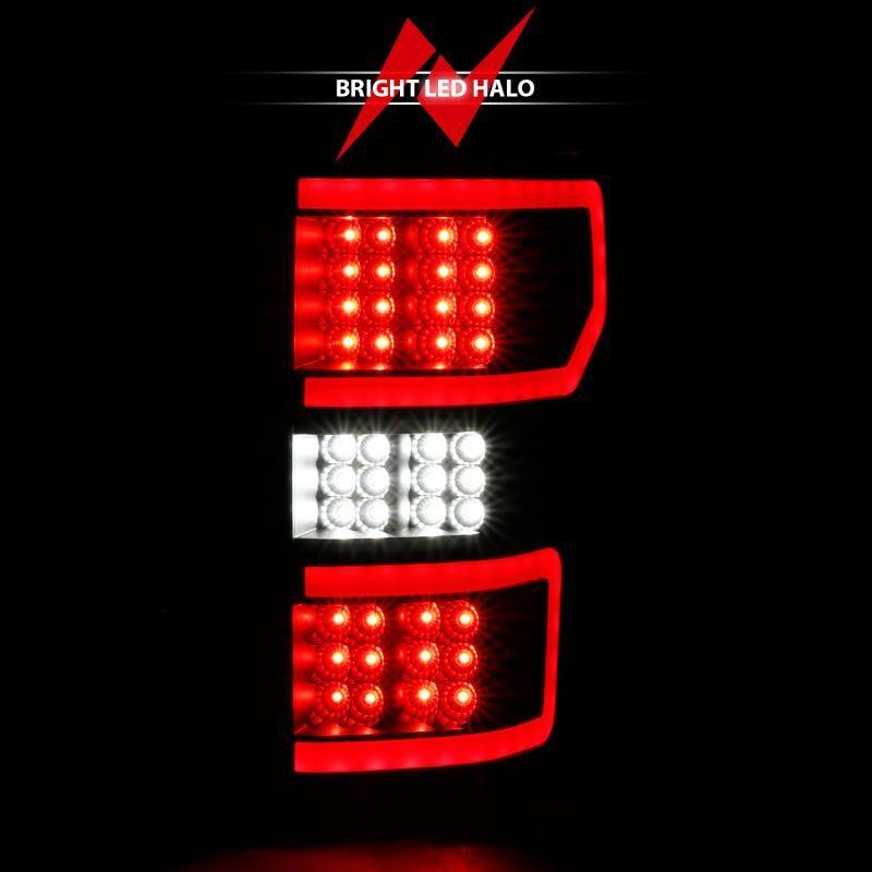 ANZO 311314 - ANZ311314 - ANZO 18-19 Ford F-150 LED Taillight Black Housing Clear Lens Red Light Bar W/Sequential - Shipped in Europe - Tuningsupply.com