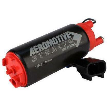 Aeromotive 11542 - AER11542 - Aeromotive 340 Series Stealth In-Tank E85 Fuel Pump - Offset Inlet - Inlet Inline w/Outlet - Shipped in Europe - Tuningsupply.com