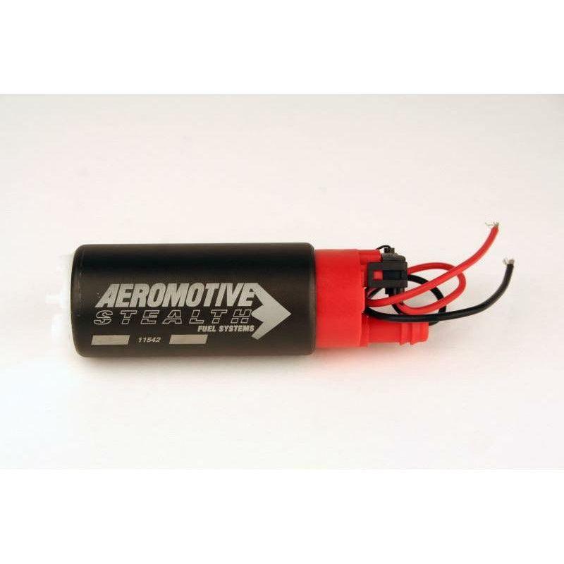 Aeromotive 11542 - AER11542 - Aeromotive 340 Series Stealth In-Tank E85 Fuel Pump - Offset Inlet - Inlet Inline w/Outlet - Shipped in Europe - Tuningsupply.com
