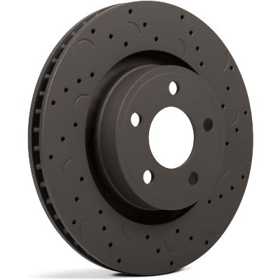 Hawk Performance KHTC5363 - HAWKHTC5363 - Hawk Talon 2013 Acura ILX Base 300mm Front Rotor Drilled and Slotted Front Brake Rotor Set - Shipped in Europe - Tuningsupply.com