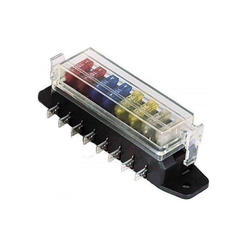 Hella LAH84960111 - HELLAH84960111 - Hella 8-Way Lateral Single Fuse Box - Shipped in Europe - Tuningsupply.com
