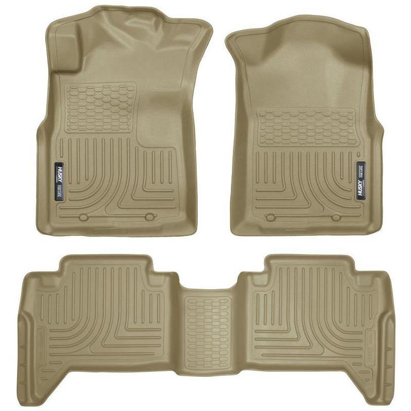 Husky Liners 98953 - HSL98953 - Husky Liners 05-13 Toyota Tacoma WeatherBeater Combo Tan Floor Liners - Shipped in Europe - Tuningsupply.com