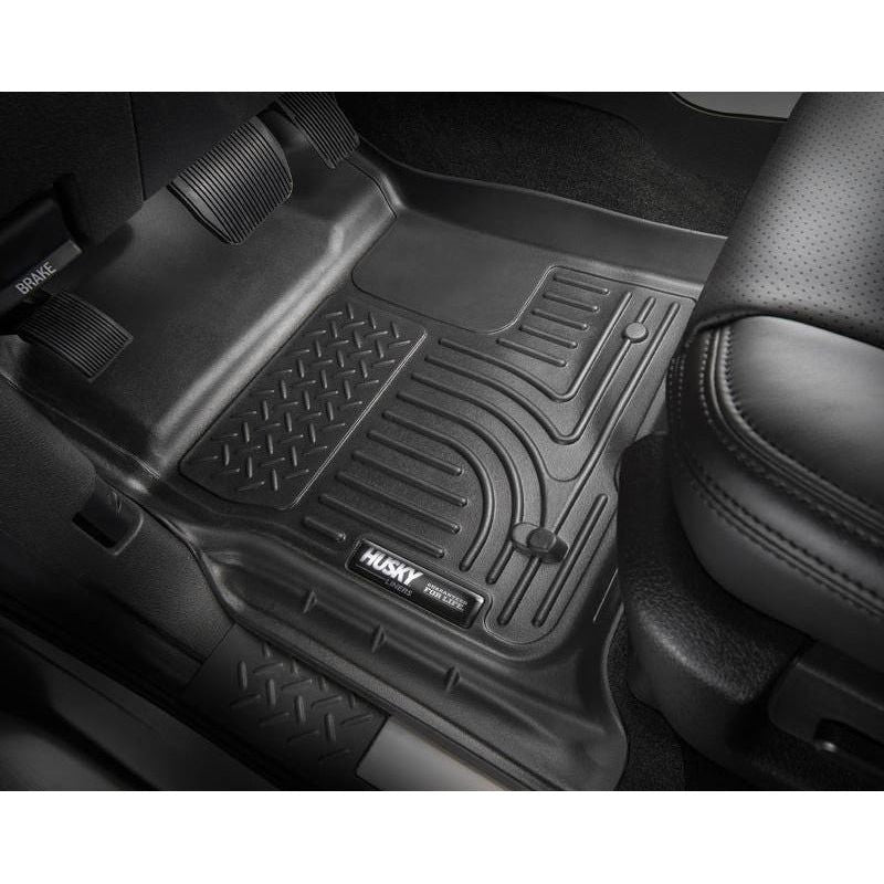 Husky Liners 98301 - HSL98301 - Husky Liners 06-09 Ford Fusion/07-09 Lincoln MKZ (FWD) WeatherBeater Combo Black Floor Liners - Shipped in Europe - Tuningsupply.com