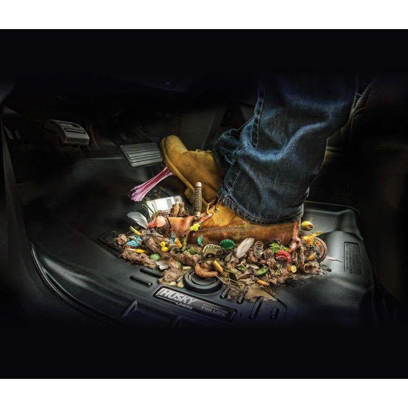 Husky Liners 98301 - HSL98301 - Husky Liners 06-09 Ford Fusion/07-09 Lincoln MKZ (FWD) WeatherBeater Combo Black Floor Liners - Shipped in Europe - Tuningsupply.com