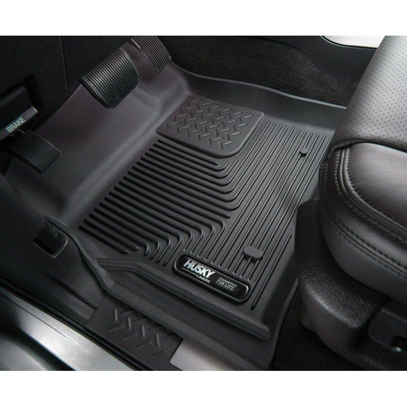 Husky Liners 53698 - HSL53698 - Husky Liners 19-24 Dodge Ram 1500 X-Act Front + 2nd Seat Floor Liner Set - Black - Shipped in Europe - Tuningsupply.com