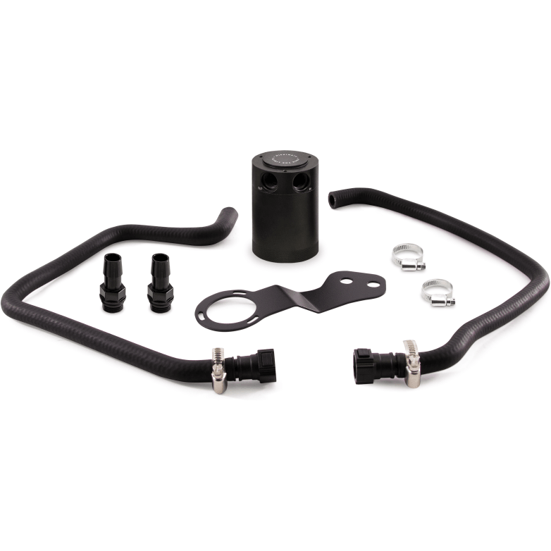 Mishimoto MMBCC-CAM8-16PBE - MISMMBCC-CAM8-16PBE - Mishimoto 2016+ Chevrolet Camaro SS Baffled Oil Catch Can Kit - Black - Shipped in Europe - Tuningsupply.com
