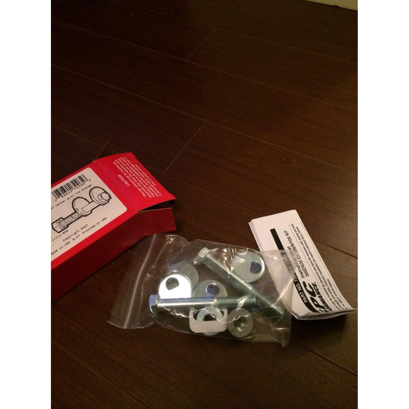 SPC Performance 72265 - SPC72265 - SPC Performance 09-10 Nissan 370Z/06-08 Infiniti G35/08-10 G37 Rear Camber/Toe Cam Bolt Kit - Shipped in Europe - Tuningsupply.com