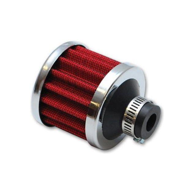 Vibrant 2167 - VIB2167 - Vibrant Crankcase Breather Filter w/Chrome Cap 2 1/8in 55mm Cone ODx2 5/8in 68mm Tallx1/2in 12mm ID - Shipped in Europe - Tuningsupply.com