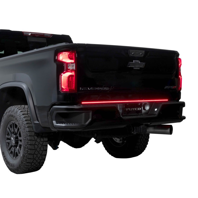 Putco 9203060-25 - PUT9203060-25 - Putco 2024 Chevrolet Silverado HD/ GMC Sierra HD 60In Direct Fit Red Blade Kit Tailgate Bars - Shipped in Europe - Tuningsupply.com
