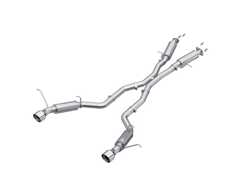 MBRP PS5525AL - MBRPS5525AL - MBRP 2012+ Jeep Grand Cherokee SRT 6.4L 3in Dual Rear Exit Aluminized Catback Exhaust - T304 Tips - Shipped in Europe - Tuningsupply.com