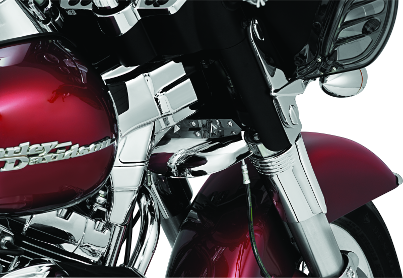 Kuryakyn 7866 - KUR7866 - Kuryakyn Deluxe Neck Covers 95-07 Touring Models Chrome - Shipped in Europe - Tuningsupply.com