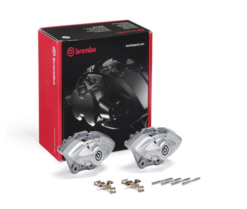 Brembo OE FALE52 - BREFALE52 - Brembo OE 16-21 BMW M2/17-18 M3/17-20 M4/14-16 M235i Hydraulic Rear X-Style Brake Calipers - Silver - Shipped in Europe - Tuningsupply.com