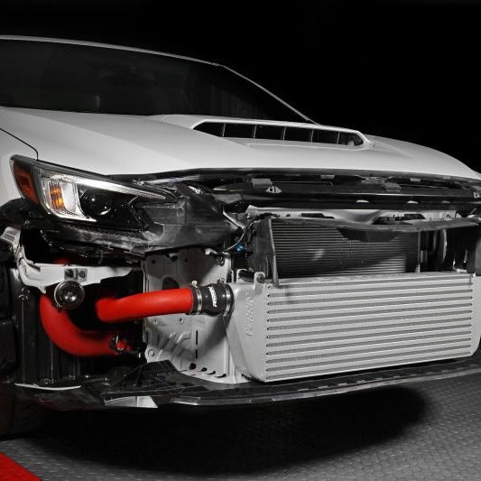 Perrin Performance PSP-ITR-441SL/RD - PERPSP-ITR-441SL/RD - PERRIN 22-25 Subaru WRX Front Mount Intercooler Kit (Red Tubes & Silver Core) - Shipped in Europe - Tuningsupply.com