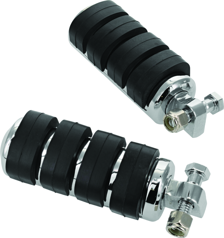 Kuryakyn 8002 - KUR8002 - Kuryakyn ISO Peg Large With Male Adapter Chrome (Pair) - Shipped in Europe - Tuningsupply.com