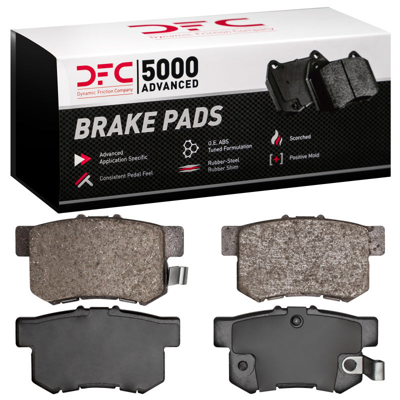 DFC 1551-0537-00 - DFC1551-0537-00 - DFC 87-22 Acura Integra Rear 5000 Advanced Ceramic Brake Pads - Shipped in Europe - Tuningsupply.com