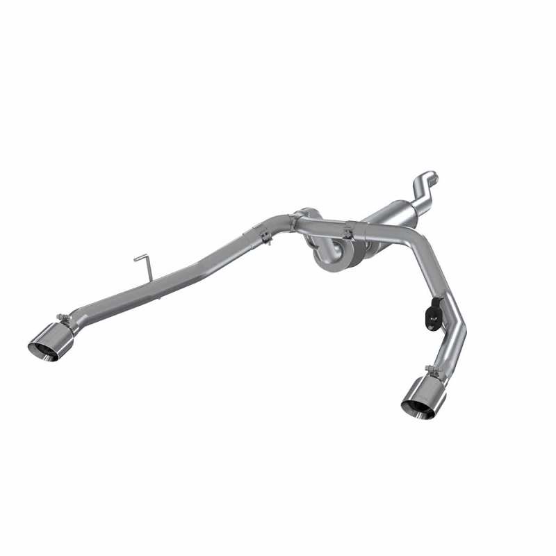 MBRP PS5538304 - MBRPS5538304 - MBRP 2020 Jeep Gladiator 3.6L 2.5in Dual Rear Exit Cat Back Exhaust 304 - Shipped in Europe - Tuningsupply.com