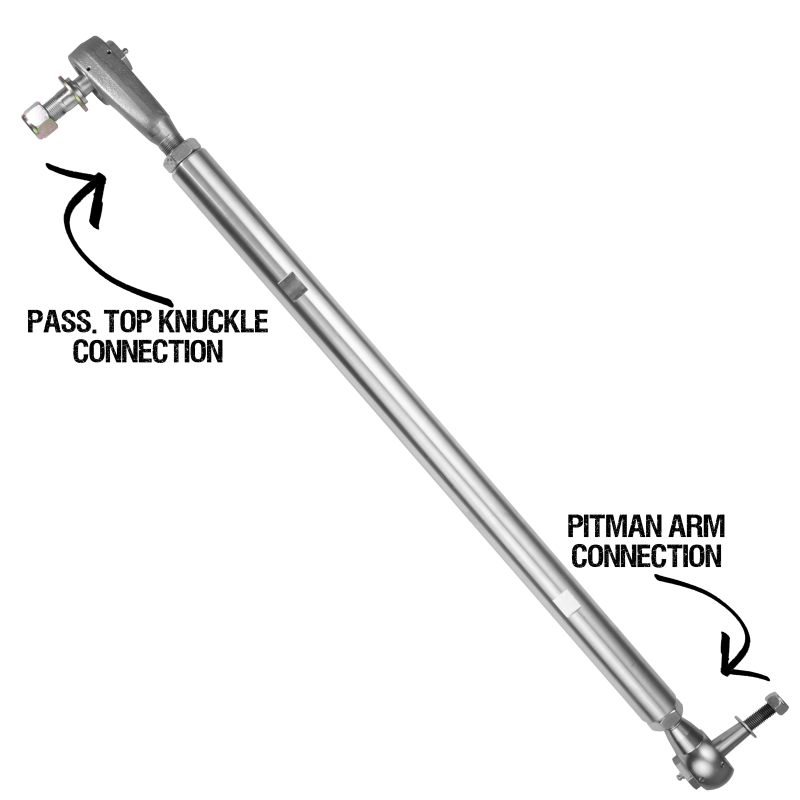 Rock Krawler RK08125T - RKRRK08125T - Rock Krawler 07-18 Jeep Wrangler JK/JKU Front Top Mount Drag Link - Shipped in Europe - Tuningsupply.com