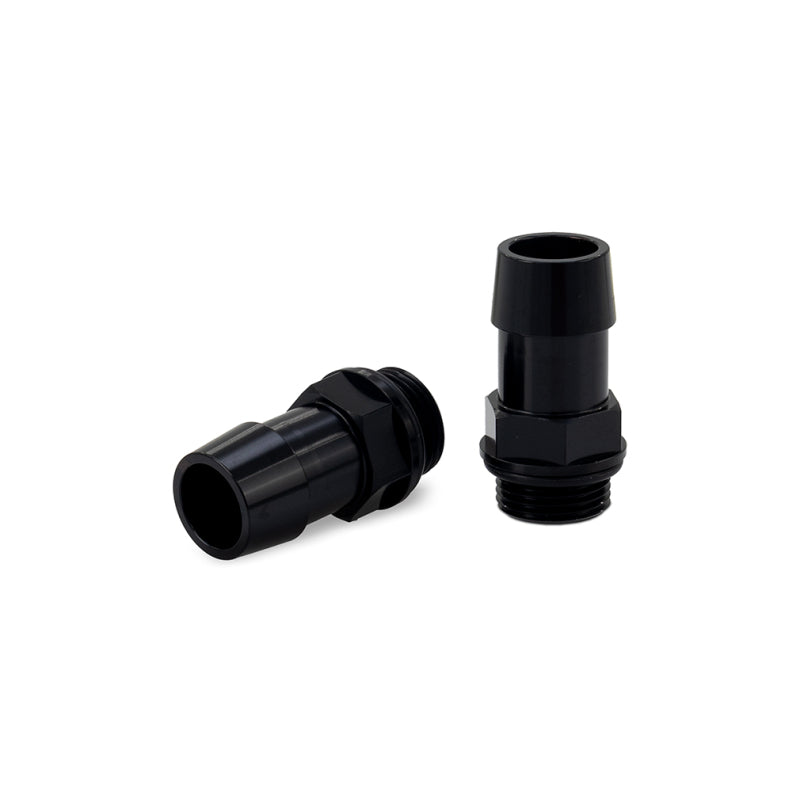 Mishimoto MMFT-M20-34BK - MISMMFT-M20-34BK - Mishimoto 2pcs. M20x1.5 3/4in Aluminum Catch Can Fitting - Black - Shipped in Europe - Tuningsupply.com