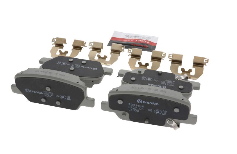 Brembo OE P30118N - BREP30118N - Brembo OE 20-24 Hyundai Palisade/19-20 Santa Fe/20-24 Kia Telluride PRIME Ceramic Brake Pad - Rear - Shipped in Europe - Tuningsupply.com